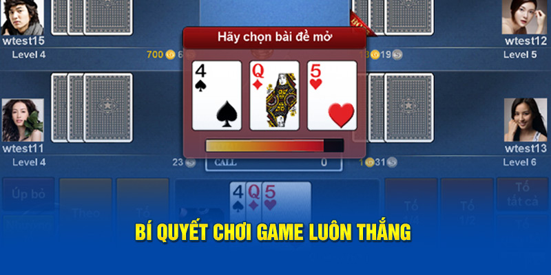 xì tố VZ99- bí quyết chơi game 