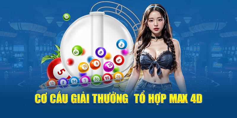 Xổ số Max 4D - cơ cấu giải thưởng tổ hợp